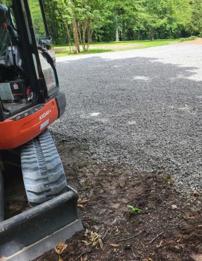 Hicks Dirt Works Driveway Leveling Concrete Slab Services